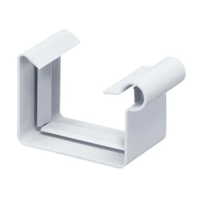 Imagen de INEFA Caja Conectora para Canalón, PVC NW 68 Conector Blanco Canalón de Plástico, Accesorios Fabricado en Alemania