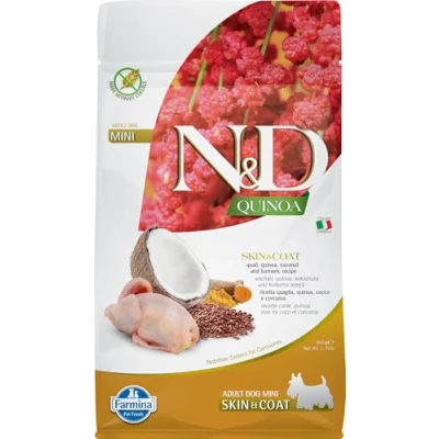 Imagen de N&amp;D Quinoa Dog Skin &amp; Coat, Quail Coconut Adult Mini 800 GR