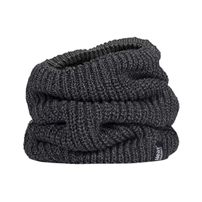 Imagen de HEAT HOLDERS Mujer Buff Calentador de Cuello Tricot y Polar (One Size, Charcoal (Larvic))