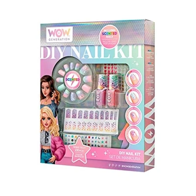 Imagen de Kids Euroswan Set DE MANICURA con UÑAS PERFUMADAS Wow Generation, Multicolor, único (150878)