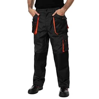 Imagen de MAZALAT work wear Pantalones de Trabajo para Hombre, Pantalon Seguridad, Proteccion, Ropa Bolsillos Multiusos, S 3XL, con Rodilleras Trabajo. Resistente 48
