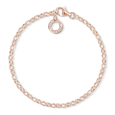 Imagen de Thomas Sabo Pulsera con dijes de plata chapada en oro X0243 415 40 L17
