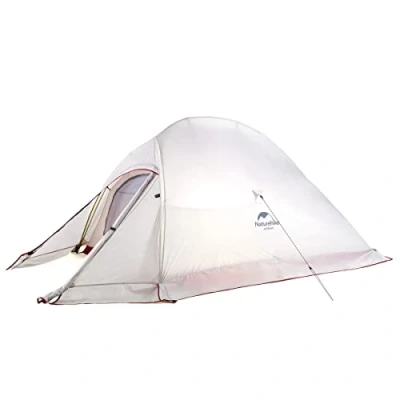 Imagen de Naturehike Cloud Up 2 Tienda de Campaña Personas 3 4 Temporada Mochila Ligera(Grey con Falda Actualizar 20D)