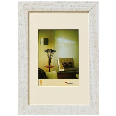 Imagen de Walther Design HO070V Home, Marco de madera, blanco polar, 50 x 70 cm