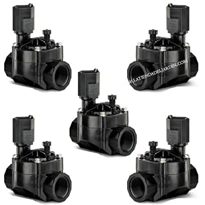 Imagen de Suinga 5 x Electroválvula 1&quot; 24V 100HV Rain Bird. Funciona con programadores eléctricos de cualquier marca del mercado.