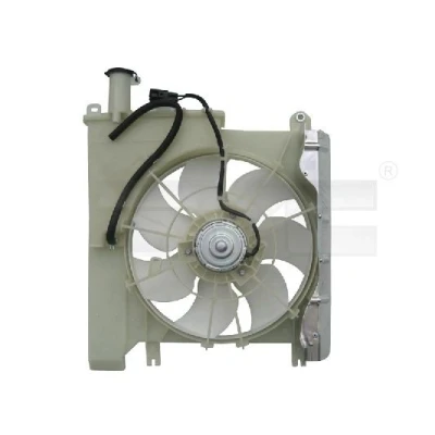 Imagen de TYC 836 0019 Ventilador de radiador 315 130 con bastidor (armazón) TOYOTA: Aygo