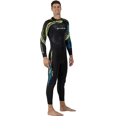 Imagen de Salvimar Flash Fluyd Traje de Buceo Unisex, Fluyd, Negro/Verde, Small