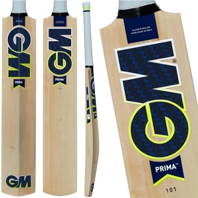 Imagen de Gunn &amp; Moore Prima 101 Bate de críquet, Unisex, Natural, Full Size Player Height 175cm Plus