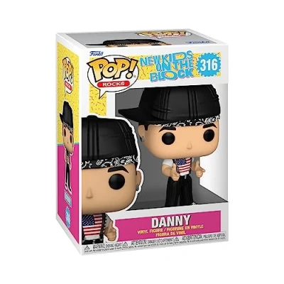 Imagen de Funko Pop! Rocks: NKOTB Danny Wood New Kids On The Block Figura de Vinilo Coleccionable Idea Regalo Mercancia Oficial Juguetes para Niños y Adultos Music Fans