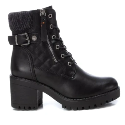 Imagen de REFRESH Botín Mujer Negro Calzado Cómodo y Versátil Moda casual Modelo 17231001 (Talla 38)