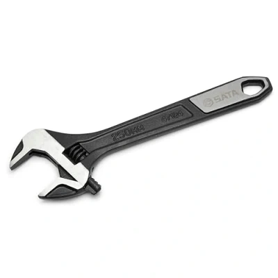 Imagen de SATA ST47124 Llave Inglesa Ajustable de Mandíbula Extra Ancha 254 mm con Cuerpo Aleación Acero Forjado y Acabado Cromado