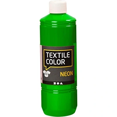 Imagen de Creativ Company Tinte textil verde neón, 500 ml