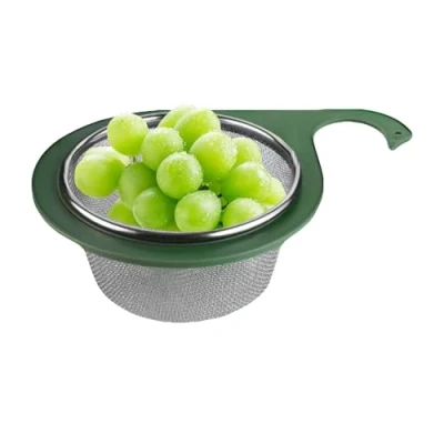 Imagen de cesta de drenaje Swan, filtro para fregadero cocina, acero inoxidable, estante cocina