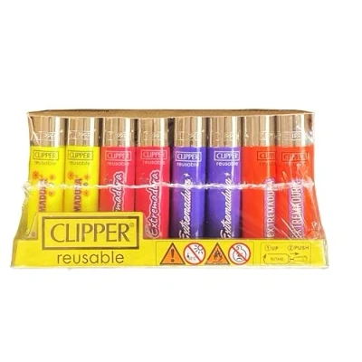 Imagen de 48 Mecheros encendedores de Colores Classic Large Grande Clipper (Extremadura)