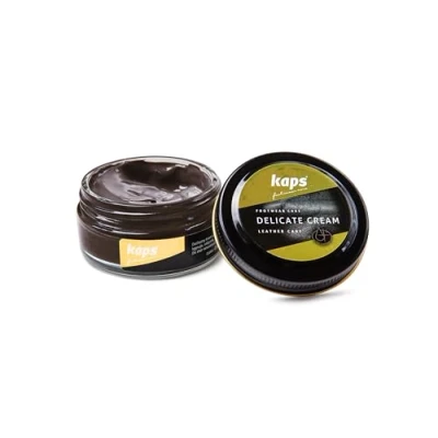 Imagen de Kaps Crema para El Cuidado del Calzado, Intensivo Y Nutritivo Cuero, Delicate, 70 Colores (139 marrón medio)
