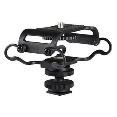 Imagen de Soporte de micrófono para grabadora Digital Microfone Zoom H1/H4n/H5/H6 Sony PCM M10
