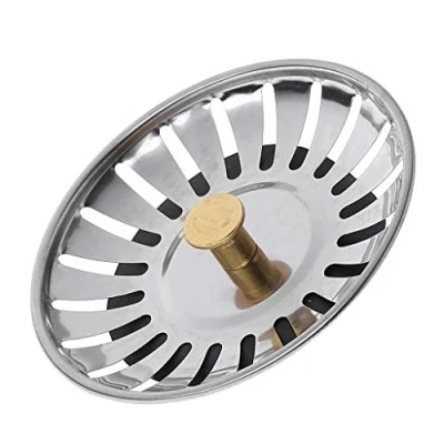 Imagen de Filtro de desagüe acero inoxidable para cocina, colador fregadero inoxidable, residuos cocina