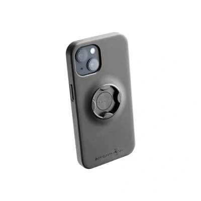 Imagen de Interphone Système modulaire Quiklox Soporte para teléfono móvil de Motocicleta Funda dedicada iPhone 13 Soportes Espejo o Manillar Conexión liberación rápida