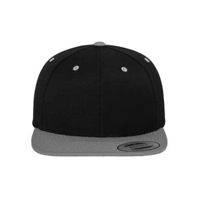 Imagen de Flexfit Classic Snapback 2TONE Gorra, Talla: One Size, Black/silver