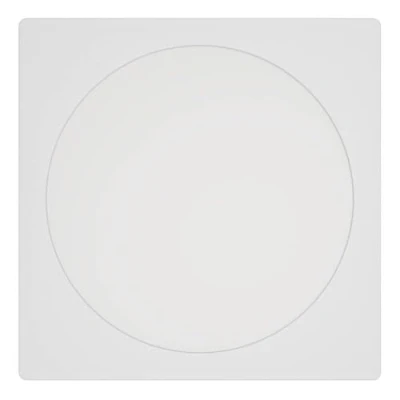 Imagen de Eglo Fueva 6 Foco LED empotrable, cuadrado, plástico, blanco, 21,6 x cm, color de luz blanco cálido y frío