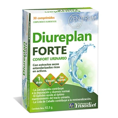 Imagen de Diureplan Forte Diuretico Zentrum Ynsadiet 30 comp.