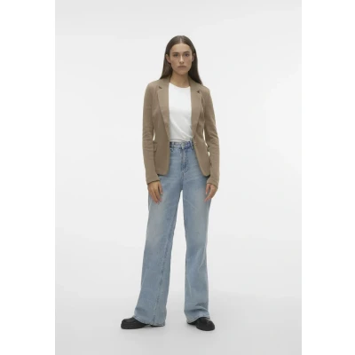 Imagen de Vero Moda Vmjulia LS DNM NOOS Blazer, Mujer, Talla: 36, Silver mink detailmelange