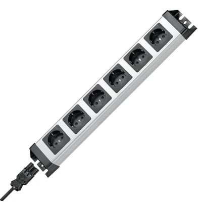 Imagen de Kopp 229420012 6 Compartimentos, GST18, Color Plateado y Negro, Powerversal, Compartimentos