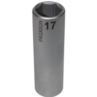 Imagen de Proxxon 23 362 Vasos Largos de 1/2&quot;, Tamaño 17mm, Longitud Total 79mm