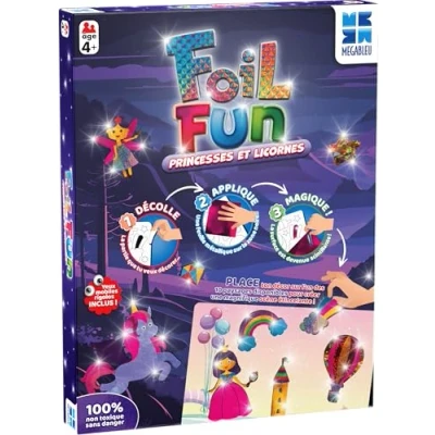 Imagen de Megableu Foil Fun Princesas y LICORNOS Ocio niños Actividad Creativa lúdica A Partir de 4 años (678347)