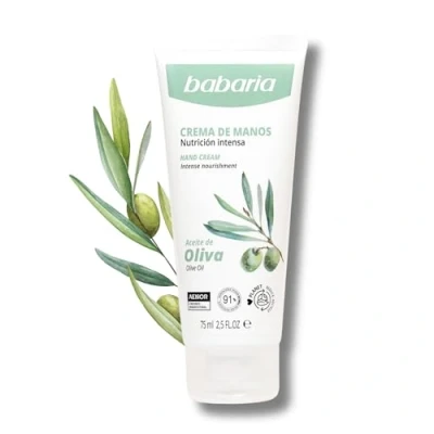 Imagen de Babaria Crema nutritiva de manos con aceite oliva