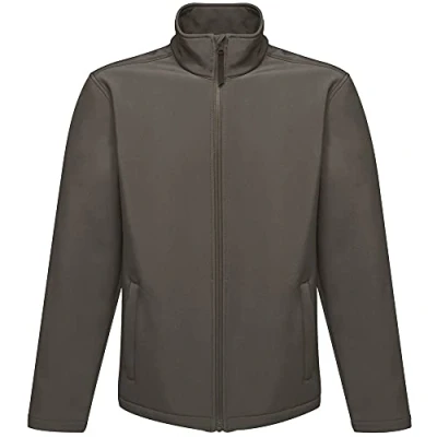 Imagen de Regatta Chaqueta Softshell profesional Reid repelente al agua y viento para hombre, color Gris (negro), talla XL, (Schwarz)