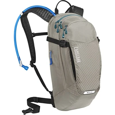 Imagen de CAMELBAK Mochila de Hidratación M.U.L.E 12L con depósito 3L, Unisex Adulto, Aluminio/Negro