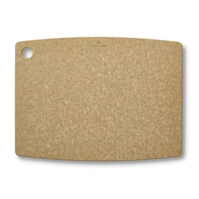 Imagen de Victorinox Tabla de Cortar para Cocina, Material Natural, Compuesto Papel, Carne, Pan, Queso, Apto lavavajillas, L (44.4 x 33 0.6), Café