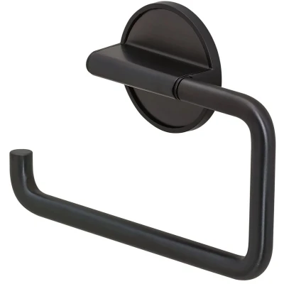 Imagen de Tiger Tune Portarrollos sin tapa Metal Negro cepillado /