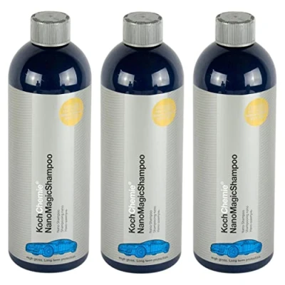 Imagen de Koch Chemie 3 champús Nano Magic para coche de 750 ml