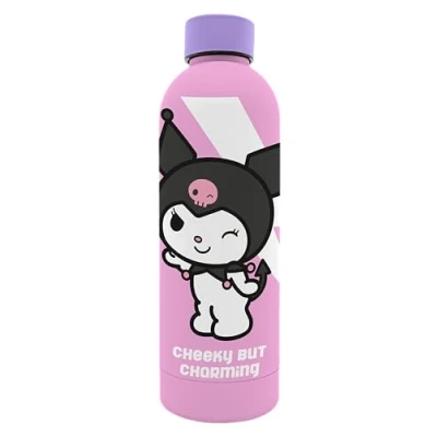 Imagen de Kids Licensing Botella Tacto Sueave de Acero Inoxidable Kuromi 800ml