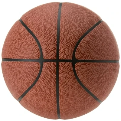 Imagen de Amazon Basics Balón de baloncesto hecho compuesto poliuretano, Marrón, talla oficial