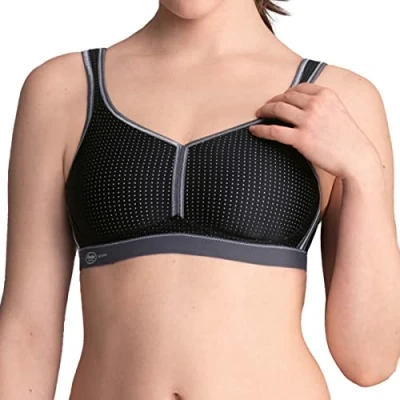 Imagen de Anita Sujetador Deportivo Negro/Gris Antracita 105B