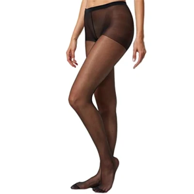 Imagen de Nur Die 3er Seidenfein Strumpfhose, 726969 Medias, 15 den, Schwarz (Schwarz 094), 44 (M (40 44)) (Pack de 3) para Mujer