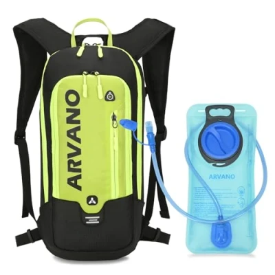 Imagen de Arvano 6L Mini Mochila Bicicleta Montaña Impermeable, Hidratación MTB con 2L Bolsa de Agua para Ciclismo Bici Running Trail Esquí Ligero Deportes