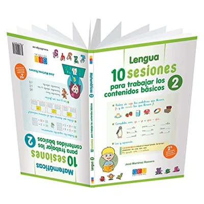 Imagen de Lengua y Matemáticas 2º Primaria: 10 Sesiones para trabajar los contenidos básicos