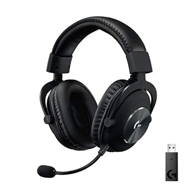 Imagen de Auriculares gaming Logitech G PRO X, Inalámbrico, Lightspeed, PC PS5/PS4, Nintendo, Filtros de voz, Transductores 50 mm, 7.1 canales, 20h, Negro