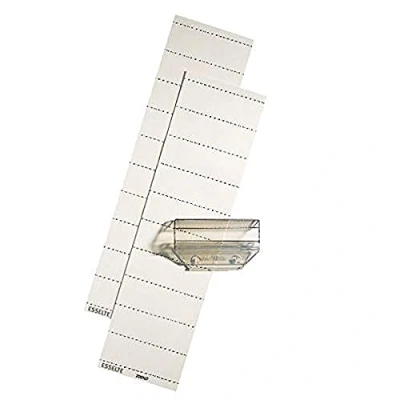 Imagen de Esselte Leitz Carpeta de plástico (60 mm, 4 líneas, 50 unidades), transparente