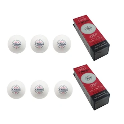 Imagen de Nittaku 3 Star Premium 40+ Pelotas de tenis mesa, 6 bolas
