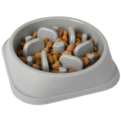 Imagen de Flamingo Comedero Perro Antivoracidad 0.5L Bobo 17x3,5cm para Perros pequeños Lento Base Antideslizante una alimentación Sana y digestión Lenta