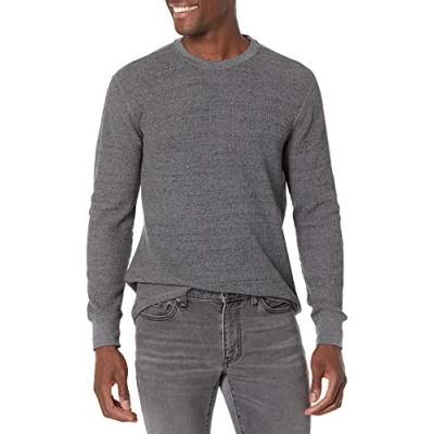 Imagen de Amazon Essentials Camisa de Panal Abeja Manga Larga y Ajuste Normal Hombre, Color Carbón, S