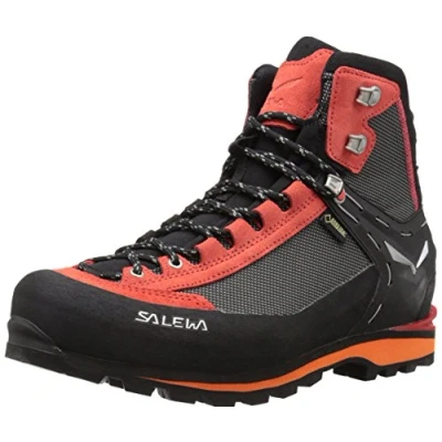 Imagen de Salewa MS Crow Gore TEX, Botas de Senderismo, Hombre, Negro (Black/Papavero), 40 EU