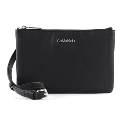 Imagen de Calvin Klein Mujer Bolso Bandolera Ck Must Ew Xbody Pequeño, Negro (Ck Black), Talla Única