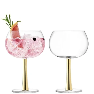 Imagen de LSA Gin GN13 Copa de balón, 420 ml, 2 unidades, color dorado