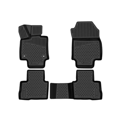 Imagen de Element 3D Alfombrillas Interior de Coche a Medida TPE Toyota RAV4, 2018 &gt;, Station Wagon, Familiar, XA50 Hybrid, Europe, 4 pcs.